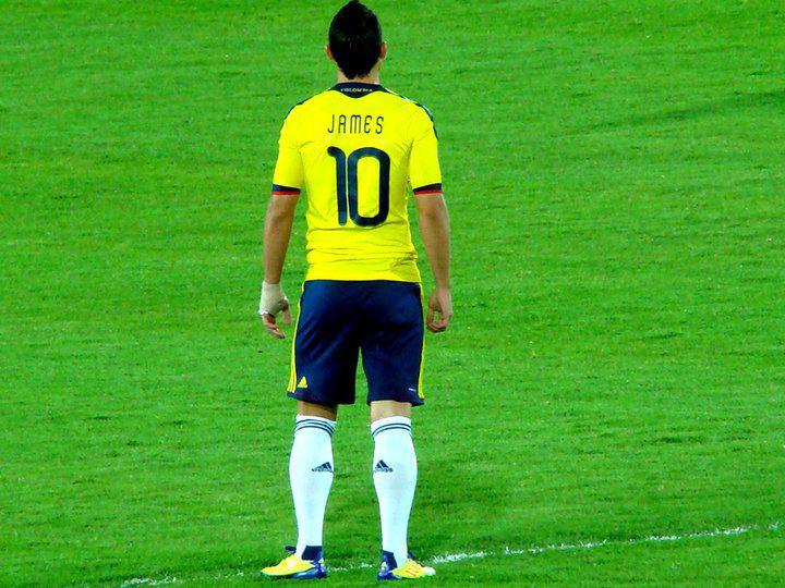 James Rodríguez, jugador de la Selección de Colombia